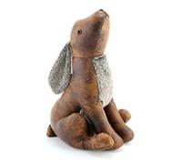 Lesser & Pavey Door Stops Faux Leather Hare Doorstop Home & Office | Stylish Door Wedges & Door Stoppers for Floor | Door Stops for Indoors & Outdoors | Decorative Wedges for Bedroom & Living Room