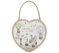 Lesser & Pavey Dream Big Heart Wooden Home Decor Plaque