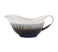 Lesser & Pavey Elements Reactive Glaze Gravy Boat | Ceramic Stoneware Sauce Boat with Elegant Glaze Finish | Modern Kitchen Tableware | Stylish Serving Piece for Gravy, Sauces or Dressings