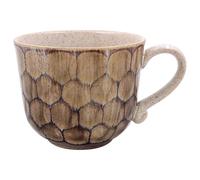 Lesser & PAVEY Elements Reactive Glaze Mug - Brown for Home & Kitchen | Stylish Ceramic Mugs for Tea & Coffee | Lovely Cup Set for Mens Gifts & Birthday Gifts for Women