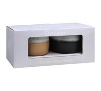Lesser & Pavey Elements Reactive Glaze Mugs 2a Set of 2 Kitchen & Home | Stylish Tableware Mug Set of 2 for Every Occasion | Coffee Cup Set of 2 for Mens Gifts & Birthday Gifts for Women - LP74171