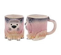 Lesser & Pavey Faithful Friends Cat Mug | Ceramic Coffee Mugs for Home or Work | Premium Design Mugs for All Occasions | Lovely Mugs for Tea, Coffee & Hot Drinks