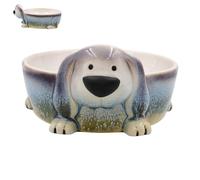 Lesser & Pavey Faithful Friends Dog Bowl | Ceramic Bowl with Modern Designs | Dog Feeding Bowl For Dog | Microwave Safe Bowls Suitable For Any Kitchen