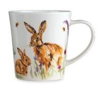 Lesser & Pavey Feather & Fur Hares Mug | Ceramic Coffee Mugs for Home or Work | Premium Design Mugs for All Occasions | Lovely Mugs for Tea, Coffee & Hot Drinks - Jennifer Rose Gallery