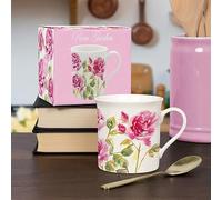 Lesser & Pavey Fine China Boxed Mug - Rose Garden - from The Leonardo Collection