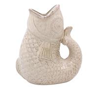 Lesser & Pavey Fish Jug Vase 17cm | Ceramic or Glass for Kitchen Use | Beautiful Cream or Milk Jug for Daily Needs | Versatile Water Jug for Home and Office Decoration