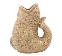 Lesser & Pavey Fish Jug Vase 17cm | Ceramic or Glass for Kitchen Use | Beautiful Cream or Milk Jug for Daily Needs | Versatile Water Jug for Home Decoration