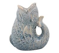 Lesser & Pavey Fish Jug Vase 17cm | Ceramic or Glass for Kitchen Use | Beautiful Cream or Milk Jug for Daily Needs | Versatile Water Jug for Home Decoration