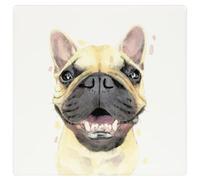 Lesser & Pavey Frenchie Coaster Robert James Hull For Home & Office | Stylish Coasters For Kitchen & Dining | Durable Drinks Coasters For Tabletops | Decorative Home Accessories for Drinks & Tables
