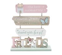 Lesser & Pavey Friends Plaque for Gift & Decor | Ideal Signs & Plaque Birthday Gifts for Women & Men | Designed By Love and Affection | Lovely Plaques for Home & Office