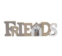 Lesser & Pavey Friends Standing Plaque for Gift & Decor | Ideal Signs & Plaque Birthday Gifts for Women & Men | Designed By Love and Affection | Lovely Plaques for Home & Office