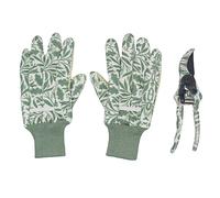 Lesser & Pavey Gardeners Gift Sets Acorn Garden Timmer Tool Set 2 For Home Garden | Steel Pruning Shears (Secateurs) & Gardening Gloves Gardening Tool Kit For Daily Use | Lovely Gift For Women And Men