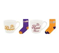 Lesser & Pavey Gift Pack of 2 Mug & Socks His N Hers Boss and The Real Boss