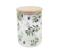 Lesser & Pavey Glass Storage Jar 1200ml Jennifer Rose Olive Grove Airtight Kitchen Canister