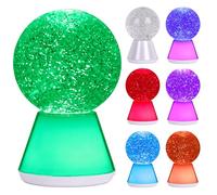 Lesser & Pavey Glitter Ball Lamp for Home & Living Room | Festive Table Lamp for Home Décor | Stylish Night Light for Bedroom & Hallway | Lovely Gift for Women & Men