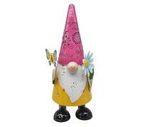 Lesser & Pavey Gnome with Flower Garden Ornaments | Lovely Gardening Gifts For Women & Men | Designed By Bright Eyes | Garden Decorations For Any Garden