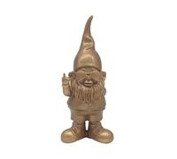 Lesser & Pavey Gnomes Behaving Badly Gold Figurines Statues For Home Decor | Ideal Ornaments Friendship Gifts For Women & Men | Lovely Table Centerpiece & Living Room Accessories
