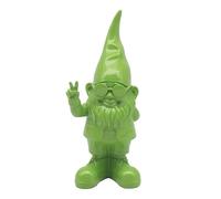 Lesser & Pavey Gnomes Home Decor Figurines & Ornaments For Home & Office | Decorative Home Accessories Statues For Indoor & Outdoor | Lovely Gifts for Women & Men Peace Hands Green 20 Cm