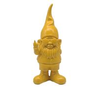 Lesser & Pavey Gnomes Home Decor Figurines & Ornaments For Home & Office | Decorative Home Accessories Statues For Indoor & Outdoor | Lovely Gifts for Women & Men Swearing Yellow 27 Cm