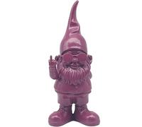 Lesser & Pavey Gnomes Home Decor Figurines & Ornaments For Home & Office | Decorative Home Accessories Statues For Indoor & Outdoor | Lovely Gifts for Women & Men Swearing Purple 27 Cm