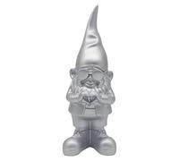 Lesser & Pavey Gnomes Home Decor Figurines & Ornaments For Home & Office | Decorative Home Accessories Statues For Indoor & Outdoor | Lovely Gifts for Women & Men Love Hand Silver 20 Cm