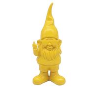 Lesser & Pavey Gnomes Home Decor Figurines & Ornaments For Home & Office | Decorative Home Accessories Statues For Indoor & Outdoor | Lovely Gifts for Women & Men Swearing Yellow 15 Cm