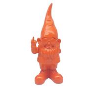 Lesser & Pavey Gnomes Home Decor Figurines & Ornaments For Home & Office | Decorative Home Accessories Statues For Indoor & Outdoor | Lovely Gifts for Women & Men Swearing Orange 42 Cm