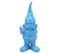 Lesser & Pavey Gnomes Home Decor Figurines & Ornaments For Home & Office | Decorative Home Accessories Statues For Indoor & Outdoor | Lovely Gifts for Women & Men Swearing Blue 15 Cm