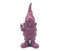 Lesser & Pavey Gnomes Home Decor Figurines & Ornaments For Home & Office | Decorative Home Accessories Statues For Indoor & Outdoor | Lovely Gifts for Women & Men Swearing Purple 20 Cm