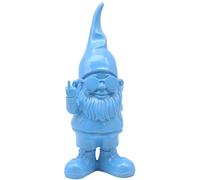 Lesser & Pavey Gnomes Home Decor Figurines & Ornaments For Home & Office | Decorative Home Accessories Statues For Indoor & Outdoor | Lovely Gifts for Women & Men Swearing Blue 27 Cm