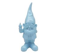 Lesser & Pavey Gnomes Home Decor Figurines & Ornaments For Home & Office | Decorative Home Accessories Statues For Indoor & Outdoor | Lovely Gifts for Women & Men Swearing Blue 42 Cm