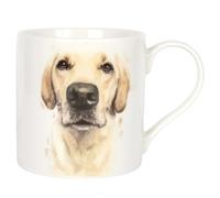 LESSER & PAVEY Golden Labrador Mug Robert James Hull, Tea and Coffee Mugs for Hot Drinks | Fine China Printed Mugs for Kitchen & Home | Reusable Ceramic Cups for Every Occasion | Gifts for Women & Men
