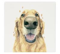 Lesser & Pavey Golden Retriever Coaster Robert James Hull For Home & Office | Stylish Coasters For Kitchen & Dining | Durable Drinks Coasters For Tabletops | Decorative Home Accessories for Tables