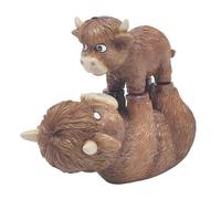 Lesser & Pavey Hamish Highland Cow 12cm Home Decor Figurines & Ornaments For Home & Office | Decorative Home Accessories Statues For Indoor & Outdoor | Lovely Gifts for Women & Men