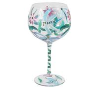 Lesser & Pavey Hand Painted Lynsey Johnstone Dragonflies Gin Glass | Cold & Hot Drinks, Stylish Gin Glasses, Tableware, Gifts For Women & Men, Lynsey Johnstone