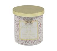 Lesser & Pavey Happy Birthday 21st Candle Madelaine by Hearts Design for Home & Decor | Long Burning Aromatherapy Candle Set for Relaxation | Large Scented Candles Birthday Gifts for Women & Men