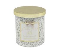 Lesser & Pavey Happy Birthday 40th Candle Madelaine by Hearts Design for Home & Decor | Long Burning Aromatherapy Pomegranate Noir Candle Set for Relaxation | Birthday Gifts for Women & Men