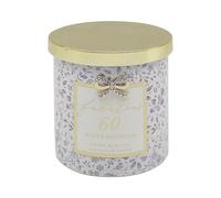 Lesser & Pavey Happy Birthday 60th Candle Madelaine by Hearts Design for Home & Decor | Long Burning Aromatherapy Candle Set for Relaxation | Large Scented Candles Birthday Gifts for Women & Men