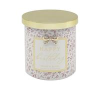Lesser & Pavey Happy Birthday Candle Madelaine by Hearts Design for Home & Decor | Long Burning Aromatherapy Candle Set for Relaxation | Large Scented Candles Birthday Gifts for Women & Men