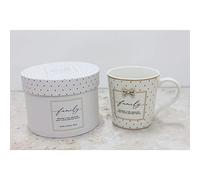 Lesser & Pavey British Designed Coffee Mug | Ceramic Coffee Mugs for Home or Work | Large Mugs for Hot Drinks | Tea and Coffee Family Life Mug - Madelaine by Hearts Design
