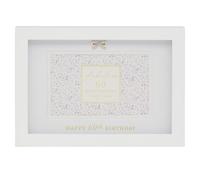 Lesser & Pavey Hearts Design Madelaine Happy Birthday Picture Frame 4"X6" | Celebration Keepsake, Decorative Display, Tabletop Or Wall Use, Memorable Gift, Elegant Finish, Lasting Memories
