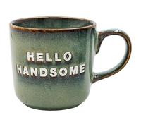 Lesser & PAVEY Hello Handsome Reactive Glaze Mug Elements, Tea and Coffee Mugs for Hot Drinks | Fine China Printed Mugs for Kitchen & Home | Reusable Ceramic Cups for Every Occasion