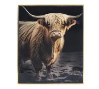 Lesser & Pavey Highland Cow Home Decor Stylish Canvas Wall Art