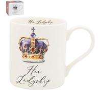 Lesser & Pavey His N Hers Her Ladyship Mug 350ml for Coffee, Tea and Hot Drinks | Reusable Fine China Tea & Coffee Mugs for Daily Use | Special Occation & Birthday Gifts for Women & Men