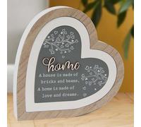 Lesser & Pavey Home 3D Heart Plaque for Gift & Decor | Ideal Signs & Plaque Birthday Gifts for Women & Men | Designed By Love and Affection | Lovely Plaques for Home & Office