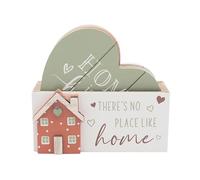 Lesser & Pavey Home Coasters S4 By Love & Affection | Set of 4 Elegant Coasters | Charming Design with Inspirational Quotes | Ideal for Home Décor | Perfect for Everyday Use & Special Occasions