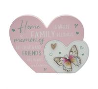 Lesser & Pavey Home Heart Plaque for Gift & Decor | Ideal Signs & Plaque Birthday Gifts for Women & Men | Designed By Love and Affection | Lovely Plaques for Home & Office