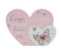 Lesser & Pavey House Heart Plaque for Gift & Decor | Ideal Signs & Plaque Birthday Gifts for Women & Men | Designed By Love and Affection | Lovely Plaques for Home & Office