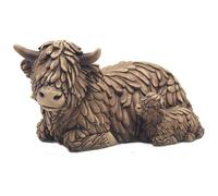 Lesser & Pavey Hughie Highland Cow & Calf Ornaments For Gift | Lovely Highland Cow Gifts For Home and Office Decoration | From The Leonardo Collection Animal Ornaments Range -LP72938