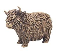 Lesser & Pavey Hughie Highland Cow Ornaments For Gift | Lovely Highland Cow Gifts For Home and Office Decoration | From The Leonardo Collection Animal Ornaments Range -LP72934